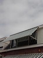 Uitvalscherm 240cm breed elektrisch, Tuin en Terras, Zonneschermen, Ophalen, Gebruikt, Elektrisch