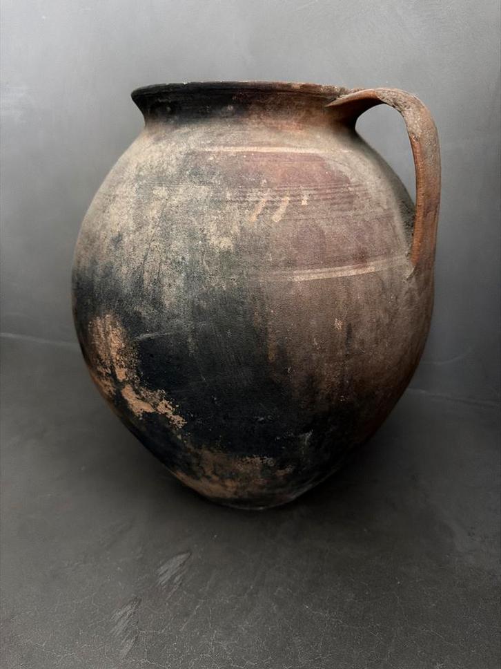 Sober & Stoer wonen terracotta kan / amfora, Antiek en Kunst, Antiek | Keramiek en Aardewerk, Ophalen