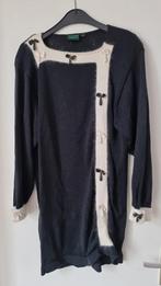 Vintage lange trui - maat 40 - merk Bluhmod, Maat 38/40 (M), Zwart, Ophalen of Verzenden, Zo goed als nieuw