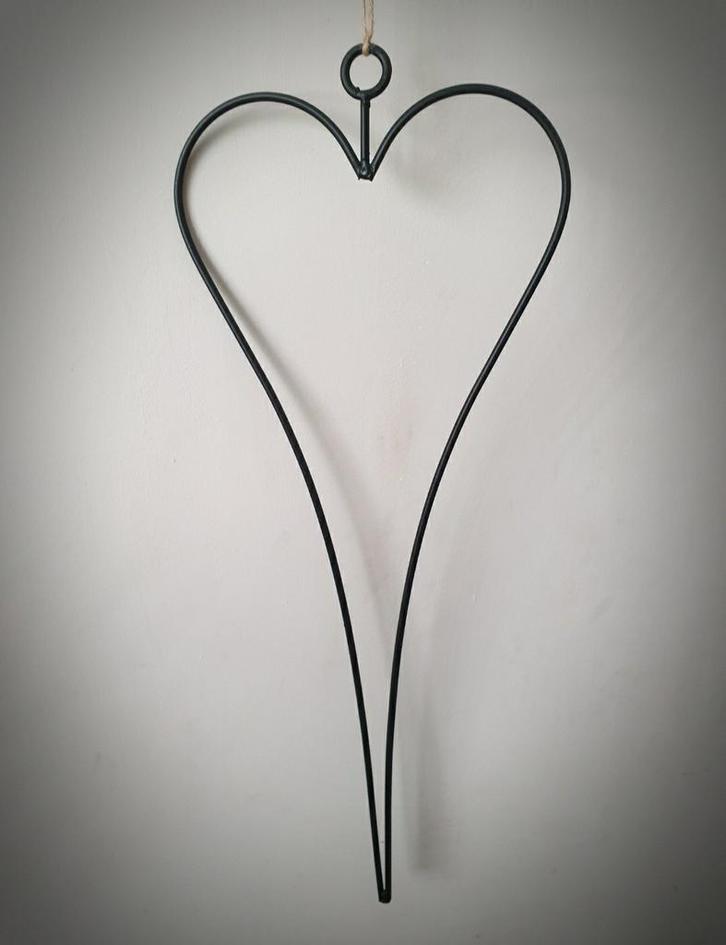 Metalen frame hangend hart - bloemschikken - krans - kerst, Huis en Inrichting, Woonaccessoires | Kransen, Nieuw, Ophalen of Verzenden