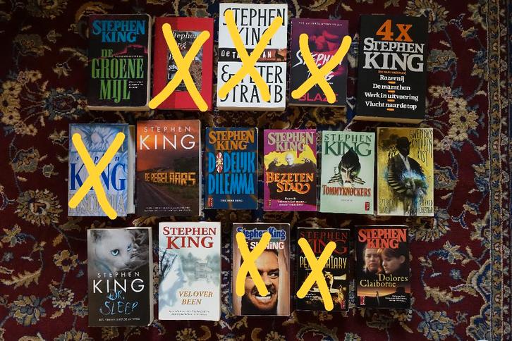 Boeken Stephen King, Boeken, Thrillers, Gelezen, Ophalen of Verzenden
