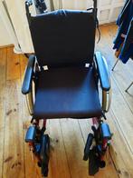 Mooie stevige rolstoel arm en beensteunen verstelbaar, Duwrolstoel, Gebruikt, Inklapbaar, Ophalen