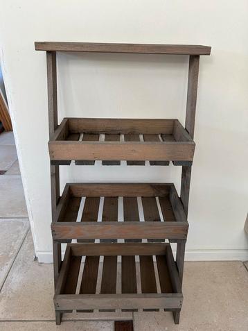 Houten Plantenbak Plateau Etagère - Binnen/Buiten beschikbaar voor biedingen