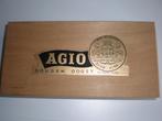 Houten Agio sigarendoos, Ophalen, Gebruikt, Tabaksdoos of Verpakking