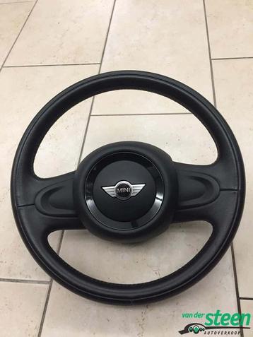 Mini Stuurwiel met Stiksels 6063089 met Airbag en Claxonknop beschikbaar voor biedingen