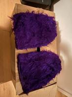 32x paars beenwarmers / carnaval loopgroep, Kleding | Dames, Carnavalskleding en Feestkleding, Ophalen of Verzenden, Zo goed als nieuw