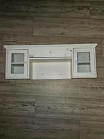Wandkastje met lade en deuren, Huis en Inrichting, Ophalen, Gebruikt, Glas, 50 tot 100 cm
