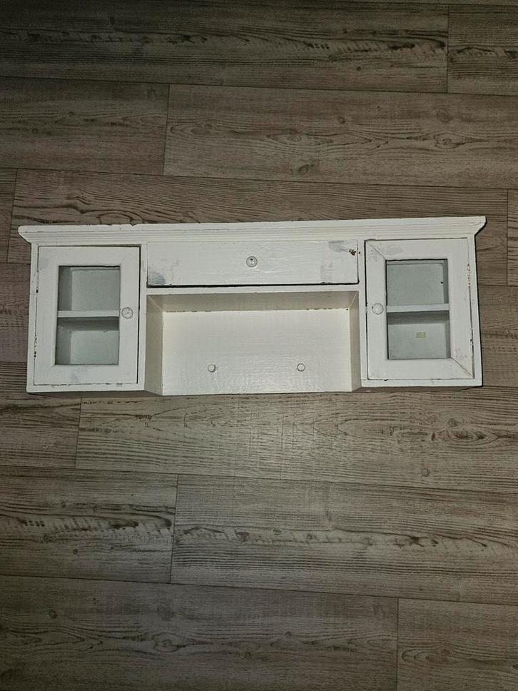 Wandkastje met lade en deuren, Huis en Inrichting, Kasten | Buffetkasten, Gebruikt, Minder dan 100 cm, 50 tot 100 cm, 25 tot 50 cm
