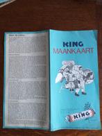 Maankaart uitgeven KING- pepermunt 1970, Verzenden, Gebruikt