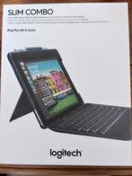 Ipad hoes Logitech SLIM COMBO, Computers en Software, Tablet-hoezen, 10 inch, Logitech, Nieuw, Bescherming voor- en achterkant