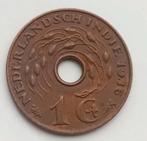 1 Cent 1936 Nederlands Indië Prachtige Oude Vintage Munt, Ophalen of Verzenden, Zuidoost-Azië