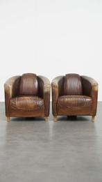 Exclusieve set rundleren aviator design fauteuils, Huis en Inrichting, Ophalen, Gebruikt, ., .