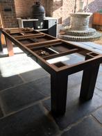 Grote tafel ONDERSTEL NIEUW 270x80x76, Ophalen, 75 cm of meer, Eikenhout, Rechthoekig