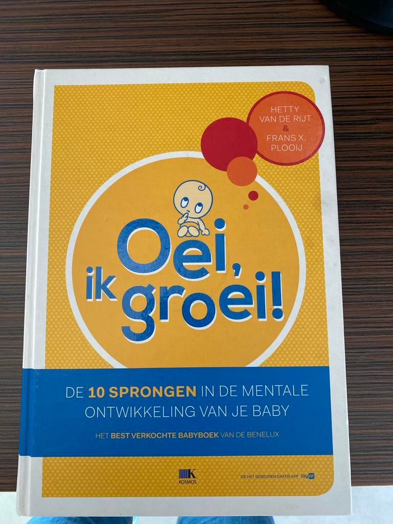 Oei, ik groei! - De 10 sprongen in de mentale ontwikkeling, Boeken, Zwangerschap en Opvoeding, Zo goed als nieuw, Zwangerschap en Bevalling