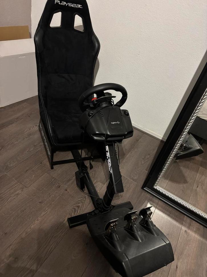 Playseat + Logitech G29 Racestuur, Spelcomputers en Games, Spelcomputers | Sony PlayStation Consoles | Accessoires, Gebruikt, PlayStation 1