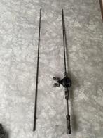 Abu garcia black opps editie met molen, Ophalen of Verzenden, Zo goed als nieuw, Complete set
