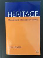 Heritage Management Interpretation Identity - Peter Howard, Ophalen of Verzenden, Economie en Marketing