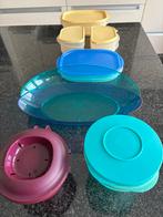 4. Tupperware Set: Kaasdoos, Schalen, Bakjes - Compleet!, Huis en Inrichting, Ophalen of Verzenden, Gebruikt, Wit, Bak of Kom