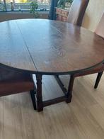 Grote antieke Engelse dubbele hangoortafel eettafel, Antiek en Kunst, Antiek | Meubels | Tafels, Ophalen