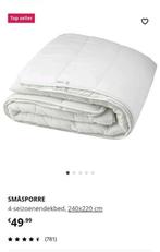 SMÅSPORRE4-seizoenendekbed, 240x220 cm, Wit, Tweepersoons, Ophalen of Verzenden, Deken of Dekbed