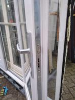 Hardhout kozijn met dubbele deuren en zijlichten boven licht, Doe-het-zelf en Verbouw, Deuren en Horren, Ophalen of Verzenden