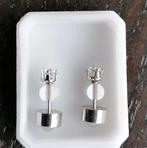 oorbellen met nep  diamant, Ophalen of Verzenden, Nieuw, Goud, Overige materialen