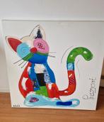 Kleurrijk Schilderij 'Pussycat' van Nikki, Antiek en Kunst, Ophalen