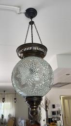 Turkse lampen 3 kleinere 1 grote wit/creme glas mozaiek, Huis en Inrichting, Ophalen, Zo goed als nieuw, Glas