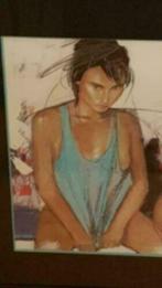 Zeer mooie litho van Nico Vrielink van Jeane, Antiek en Kunst, Kunst | Litho's en Zeefdrukken, Ophalen