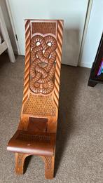 Surinaams houtsnijwerk stoel, Antiek en Kunst, Ophalen