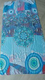 blauw getinte sjaal, Ophalen of Verzenden, Zo goed als nieuw, Maat 46/48 (XL) of groter, Sjaal