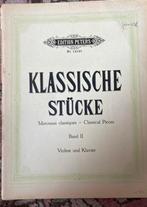Klassische Stücke band 2, voor viool, Gebruikt, Verzenden, Klassiek, Piano