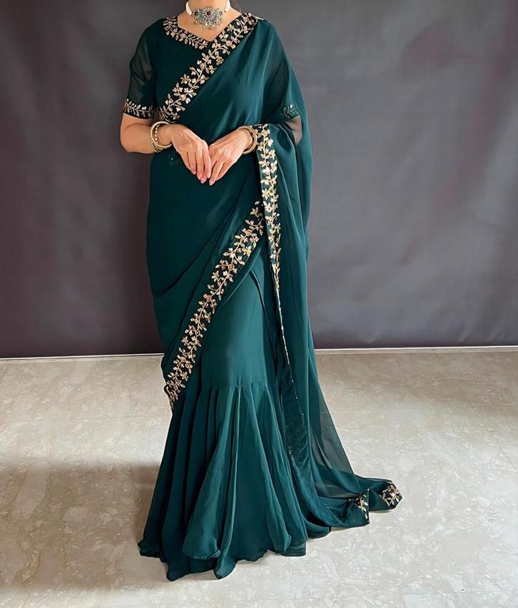 Saree, Kleding | Dames, Gelegenheidskleding, Nieuw, Overige typen, Ophalen of Verzenden