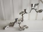 Vintage Art Deco Kandelaar Tak Design, Huis en Inrichting, Woonaccessoires | Kandelaars en Kaarsen, Gebruikt, Ophalen of Verzenden