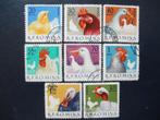 Postzegels Roemenië 1963 vogels, kip, haan, gans, kuiken., Postzegels en Munten, Fauna, Overige landen, Verzenden, Gestempeld