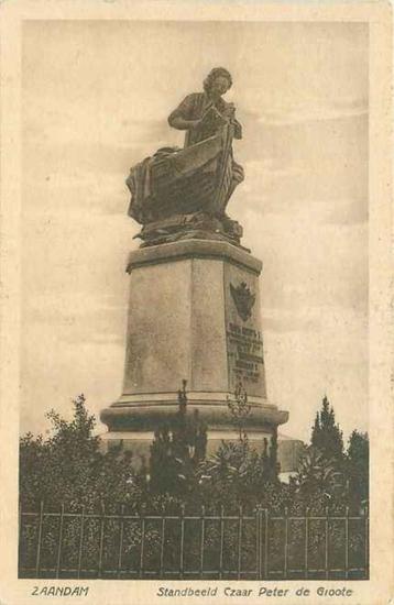 (301-002-003) Zaandam Standbeeld Czaar Peter de Groote beschikbaar voor biedingen