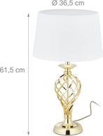 Tafellamp, Overige materialen, Ophalen of Verzenden, Zo goed als nieuw, 50 tot 75 cm