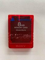 Playstation 2 Memory Card 8mb Rood, Ophalen of Verzenden, Zo goed als nieuw, Geheugenkaart, PlayStation 1