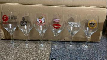 6 bier proefglazen 15 / 18cl bierglas beschikbaar voor biedingen