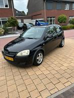 Opel Corsa 1.2 16V 3D 2003 Zwart, Auto's, Voorwielaandrijving, 74 pk, Zwart, Origineel Nederlands