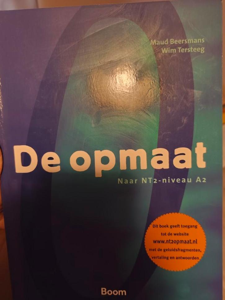 De opmaat Boom dutch study book for beginners, Boeken, Studieboeken en Cursussen, Zo goed als nieuw, Overige niveaus, Beta, Ophalen of Verzenden