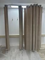 Pashok met gordijnen, Huis en Inrichting, Ophalen, Zo goed als nieuw, Beige, 200 cm of meer
