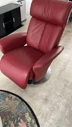 Leren sta op stoel, Huis en Inrichting, Fauteuils, Ophalen, 75 tot 100 cm, 50 tot 75 cm