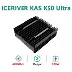 IceRiver KS0 ULTRA -  Kaspa, Sedra, Bugna miner - 400 GH/s, Ophalen of Verzenden, Zo goed als nieuw