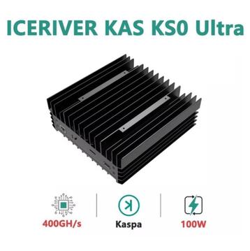 IceRiver KS0 ULTRA -  Kaspa, Sedra, Bugna miner - 400 GH/s  beschikbaar voor biedingen
