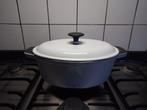 Stoofpan wit emaille gietijzer nieuw, Ophalen, Nieuw, Gietijzer, Koekenpan of Braadpan