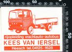 Sticker: Kees van Iersel Rijopleiding - Heesch, Ophalen of Verzenden, Zo goed als nieuw, Bedrijf of Vereniging