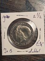2 1/2 Gulden 1980 - Juliana & Beatrix, Postzegels en Munten, Munten | Nederland, Ophalen of Verzenden, Koningin Juliana, 2½ gulden