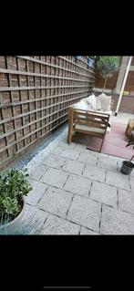 Terras / tuin tegels gratis af te halen, Tuin en Terras, Tegels en Klinkers, Ophalen, Gebruikt, 10 m² of meer, Beton