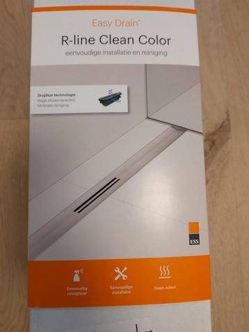 Douchegoot easydrain R-line clean color in RVS beschikbaar voor biedingen